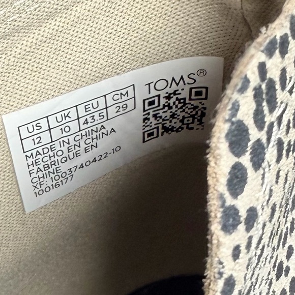 TOMS Wedge Booties Women’s 12 Cheetah Print Slip On Ankle Boots Tan Excellent - Picture 8 of 8